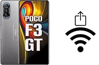 How to generate a Wi-Fi QR code on a Xiaomi Poco F3 GT