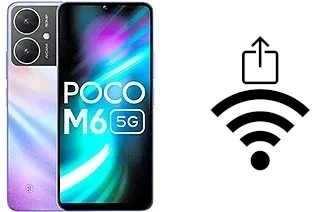 How to generate a Wi-Fi QR code on a Xiaomi Poco M6