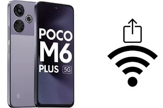 How to generate a QR code with the Wi-Fi password on a Xiaomi Poco M6 Plus