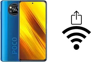 How to generate a Wi-Fi QR code on a Xiaomi Poco X3 NFC