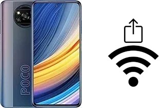 How to generate a Wi-Fi QR code on a Xiaomi Poco X3 Pro