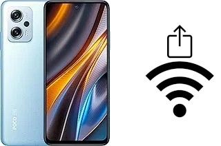 How to generate a Wi-Fi QR code on a Xiaomi Poco X4 GT