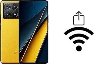 How to generate a QR code with the Wi-Fi password on a Xiaomi Poco X6 Pro