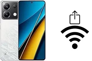 How to generate a Wi-Fi QR code on a Xiaomi Poco X6