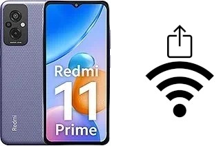 How to generate a Wi-Fi QR code on a Xiaomi Redmi 11 Prime