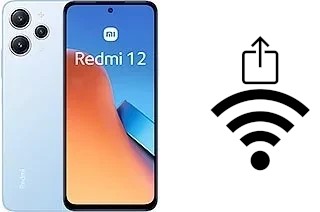 How to generate a Wi-Fi QR code on a Xiaomi Redmi 12