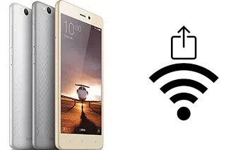 How to generate a Wi-Fi QR code on a Xiaomi Redmi 3