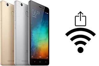 How to generate a QR code with the Wi-Fi password on a Xiaomi Redmi 3 Pro