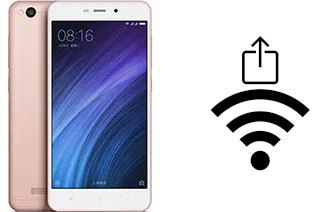 How to generate a QR code with the Wi-Fi password on a Xiaomi Redmi 4a