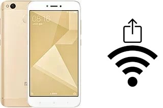 How to generate a QR code with the Wi-Fi password on a Xiaomi Redmi 4X