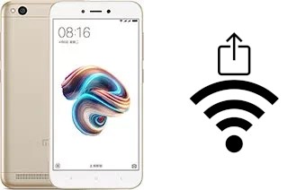 How to generate a QR code with the Wi-Fi password on a Xiaomi Redmi 5A