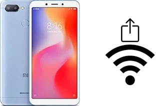 How to generate a QR code with the Wi-Fi password on a Xiaomi Redmi 6