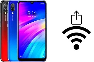 How to generate a Wi-Fi QR code on a Xiaomi Redmi 7