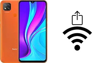 How to generate a Wi-Fi QR code on a Xiaomi Redmi 9 (India)