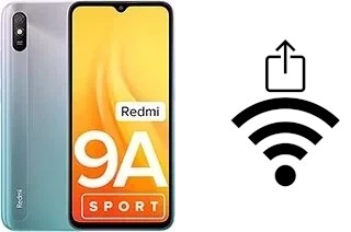 How to generate a Wi-Fi QR code on a Xiaomi Redmi 9A Sport