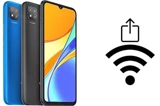 How to generate a Wi-Fi QR code on a Xiaomi Redmi 9C NFC