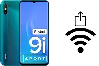 How to generate a Wi-Fi QR code on a Xiaomi Redmi 9i Sport