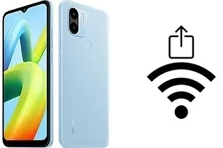 How to generate a Wi-Fi QR code on a Xiaomi Redmi A1+