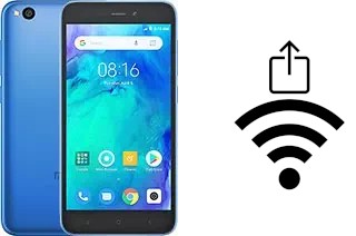 How to generate a QR code with the Wi-Fi password on a Xiaomi Redmi Go