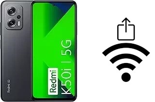 How to generate a Wi-Fi QR code on a Xiaomi Redmi K50i