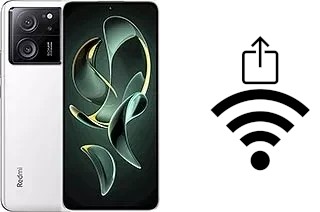 How to generate a Wi-Fi QR code on a Xiaomi Redmi K60 Ultra