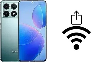 How to generate a QR code with the Wi-Fi password on a Xiaomi Redmi K70 Pro