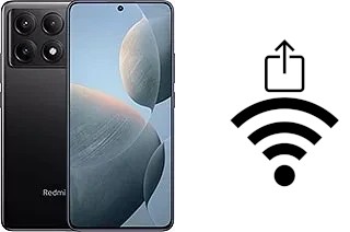How to generate a QR code with the Wi-Fi password on a Xiaomi Redmi K70E