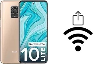 How to generate a Wi-Fi QR code on a Xiaomi Redmi Note 10 Lite