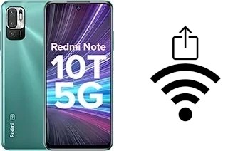 How to generate a Wi-Fi QR code on a Xiaomi Redmi Note 10T 5G