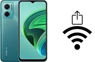 How to generate a Wi-Fi QR code on a Xiaomi Redmi Note 11E