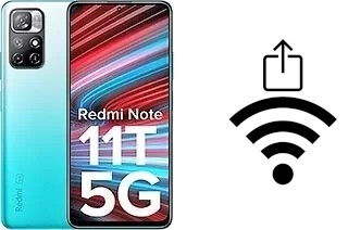 How to generate a Wi-Fi QR code on a Xiaomi Redmi Note 11T 5G