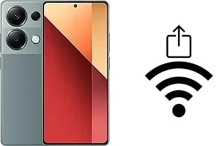 How to generate a Wi-Fi QR code on a Xiaomi Redmi Note 13 Pro 4G