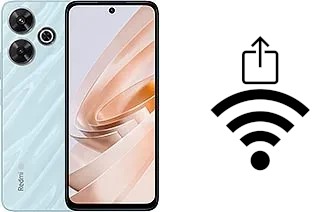 How to generate a QR code with the Wi-Fi password on a Xiaomi Redmi Note 13R