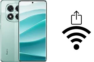 How to generate a QR code with the Wi-Fi password on a Xiaomi Redmi Note 14 Pro