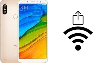 How to generate a QR code with the Wi-Fi password on a Xiaomi Redmi Note 5 AI Dual Camera