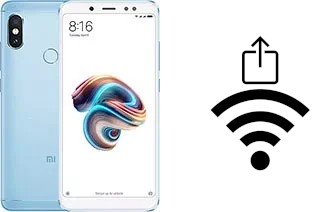 How to generate a Wi-Fi QR code on a Xiaomi Redmi Note 5 Pro