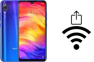 How to generate a QR code with the Wi-Fi password on a Xiaomi Redmi Note 7 Pro