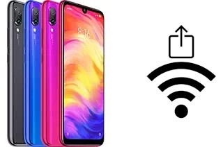 How to generate a QR code with the Wi-Fi password on a Xiaomi Redmi Note 7