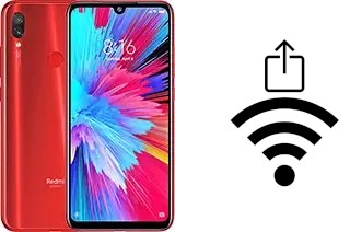 How to generate a QR code with the Wi-Fi password on a Xiaomi Redmi Note 7S