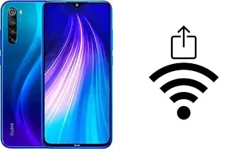 How to generate a QR code with the Wi-Fi password on a Xiaomi Redmi Note 8