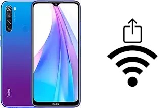 How to generate a QR code with the Wi-Fi password on a Xiaomi Redmi Note 8T