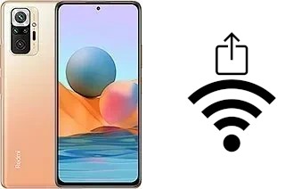 How to generate a QR code with the Wi-Fi password on a Xiaomi Redmi Note 10 Pro (India)