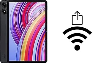 How to generate a QR code with the Wi-Fi password on a Xiaomi Redmi Pad Pro 5G