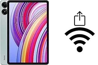 How to generate a QR code with the Wi-Fi password on a Xiaomi Redmi Pad Pro