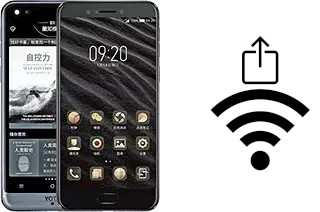 How to generate a QR code with the Wi-Fi password on a Yota Phone 3