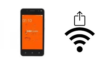 How to generate a QR code with the Wi-Fi password on a ZH-K Mobile Ace 3