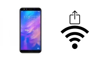 How to generate a QR code with the Wi-Fi password on a ZH-K Mobile Intense Hype