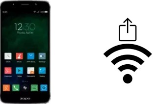 How to generate a QR code with the Wi-Fi password on a Zopo Speed 7 Plus