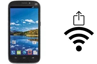 How to generate a QR code with the Wi-Fi password on a ZTE Grand X Plus Z826