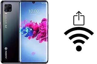 How to generate a Wi-Fi QR code on an ZTE Axon 11 5G